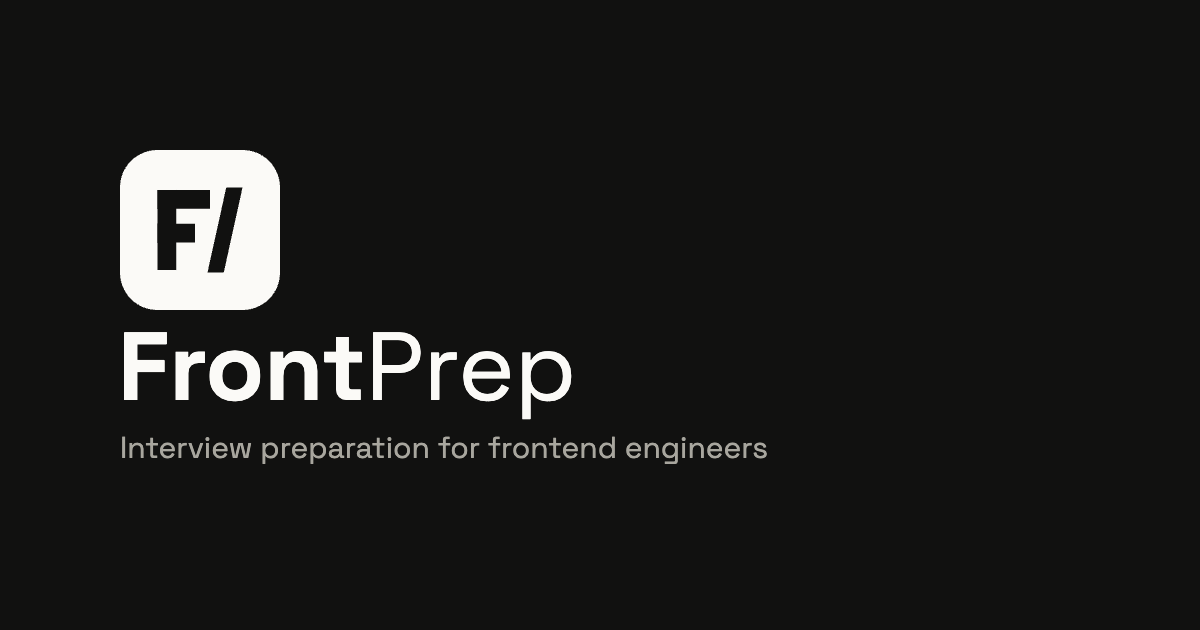 FrontPrep screenshot 1 of 1